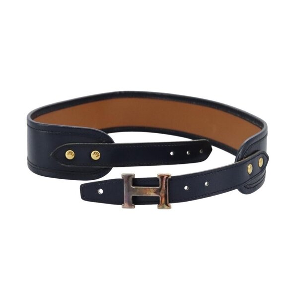 HERMES Constance Belt Leather Navy Auth am7633 main image 15